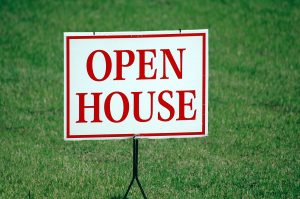 Home buying checklist number 1. Open House (Board sign)