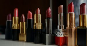 how to tell if makeup is expired, especially this picture of random lipsticks